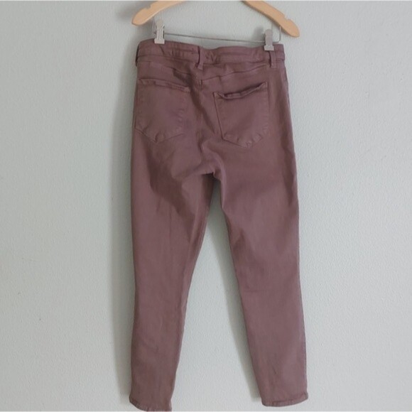 L'Agence☆ High Rise☆ Margot Taupe Mocha cotton spandex fitted Mom Jeans size.29 - Picture 7 of 7